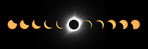 A composite of phases captured about every 15 minutes during the Eclipse of the Century.  An amazing sight over the skies of Nebraska. - Nebraska Nature Photograph