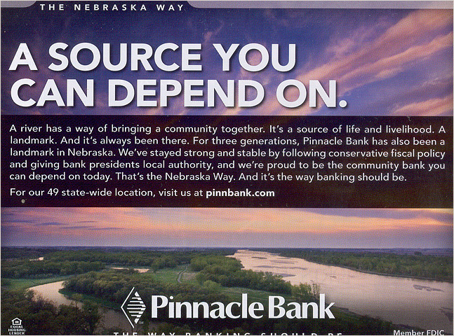 Pinnacle Bank Advertisement.  Contributed photograph. -  Picture