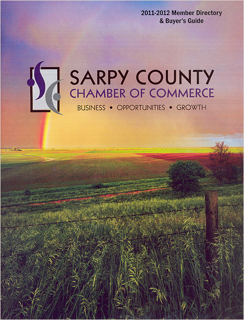 2011-2012 Sarpy Chamber of Commerce Member Guide.  Contributed cover photograph. -  Picture
